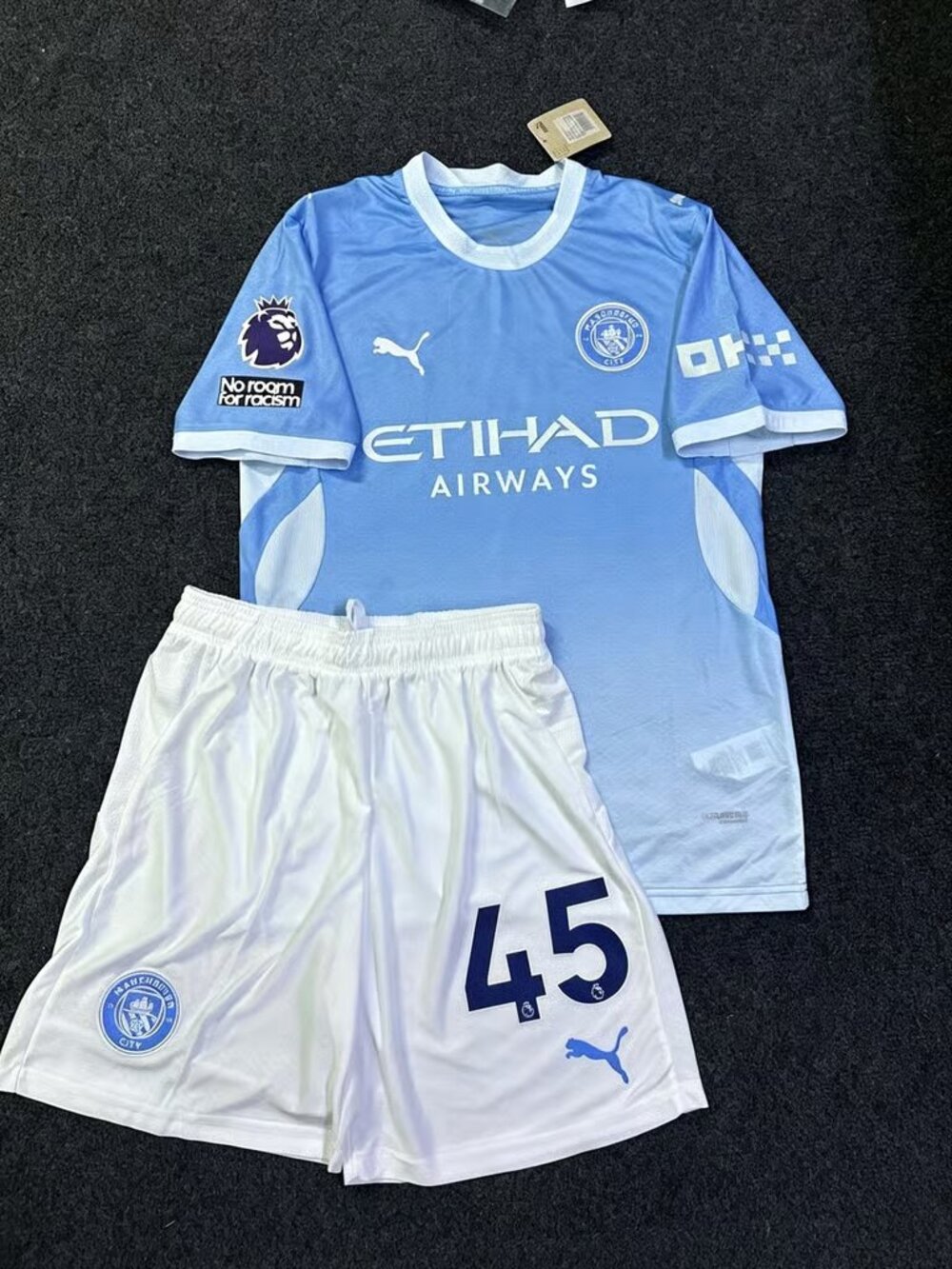 Abdukodir Khusanov Home 2026 27 Soccer Jersey Shorts Set